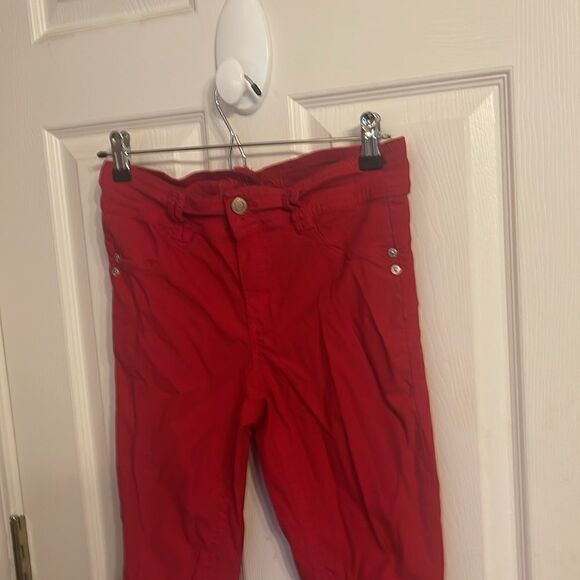 Forever 21 Pants Red. Size 7/8 EUC - Picture 3 of 11